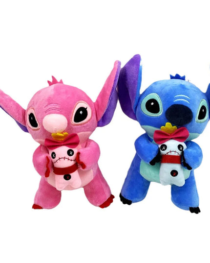 12cm 20cm 25cm Stitch Stuffed Plush Models Cartoon Stuffed Plush Dolls Anime Plush Baby Toys Kawaii Kids Birthday Gift