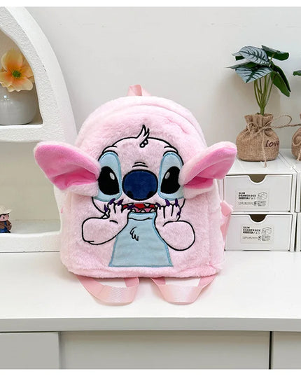 Stitch Backpack  Japanese Blue Funny Cartoon Large-Capacity Student Backpack Kindergarten Bag Kawaii Backpack