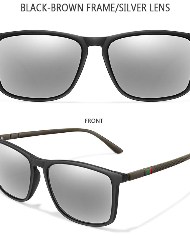 Luxury Square Vintage Polarized Cycling Sunglasses Men Women Fashion Travel Driving Fishing Sun Glasses Male Eyewear UV400