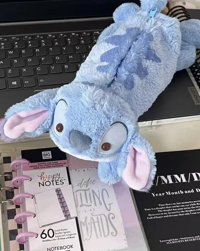 Stitch Pencil Case Multifunctional High-capacity Portable Storage Bag Fashion Cute Pencil Case Stationery Children's Gift