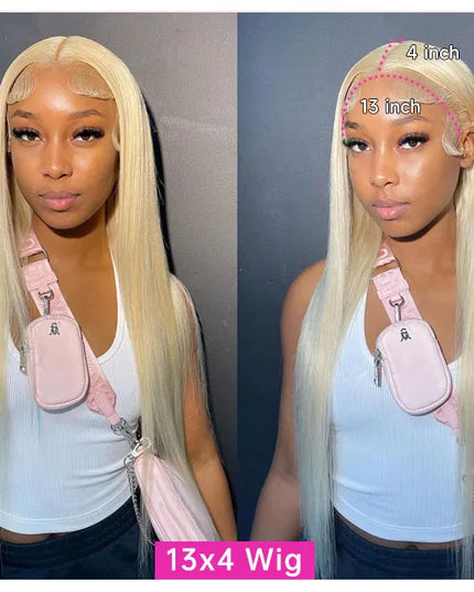 613 Blonde 360 Full Lace Wig Human Hair Pre Plucked Hd 13x4 13x6 Lace Front Wig Blonde Brazilian Straight Frontal Wigs For Women
