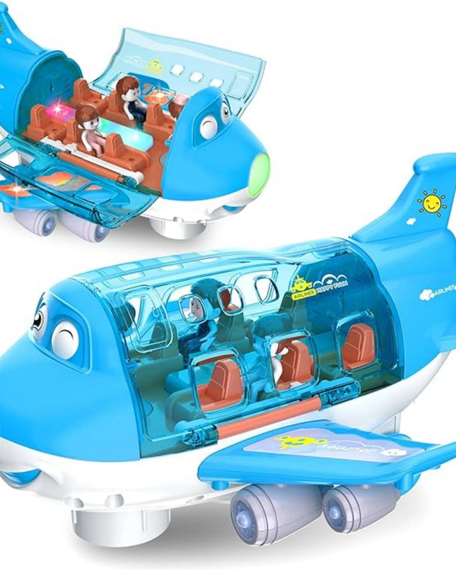 Children's toys: Electric airplane toys/car airplane models/Lights and music - boys' and girls' transportation toys, Christmas