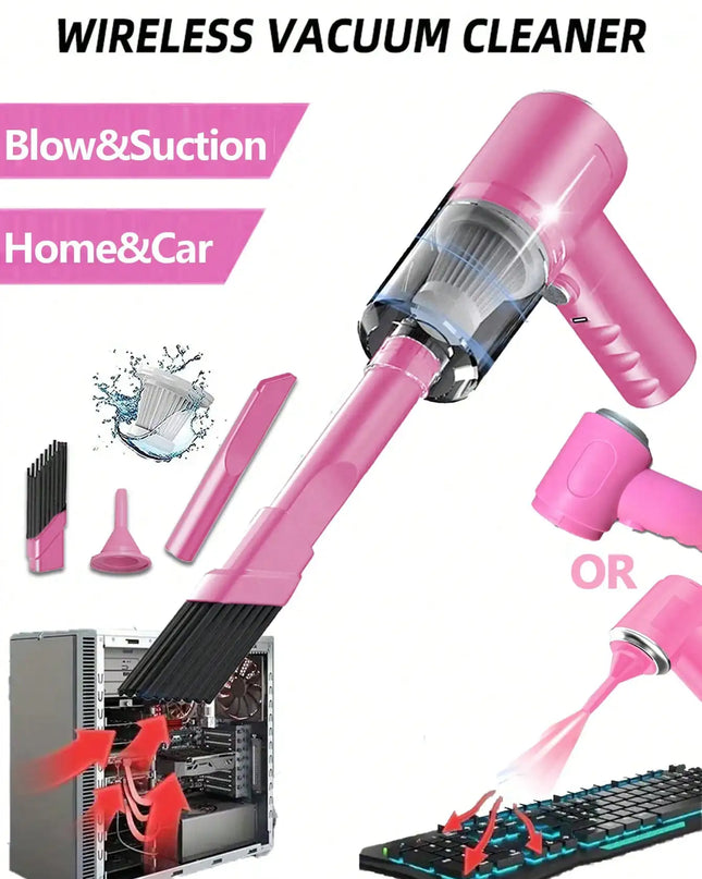 3 In 1 Integrated Suction And Blowing Vacuum Combination Vacuum Cleaner USB Charging Small Car Household Vacuum Cleaner