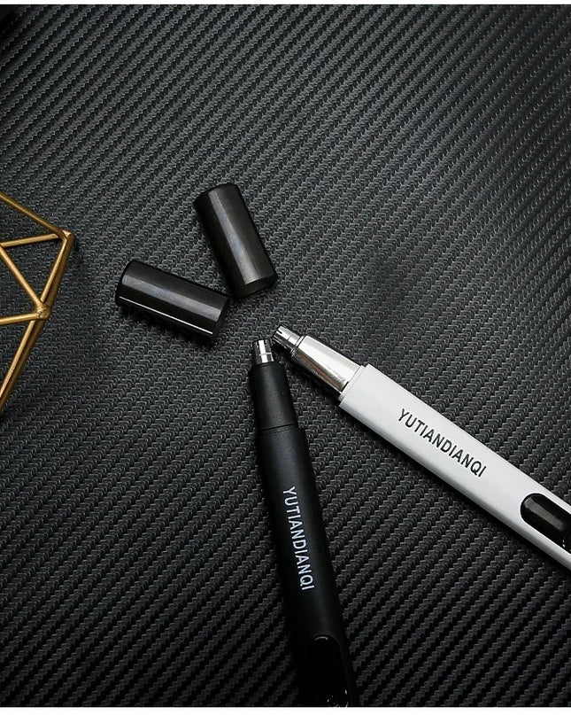 2 In 1 Electric Portable Ear And Nose Hair Trimmer Clipper 2024 Professional Painless Portable Eyebrow For Men