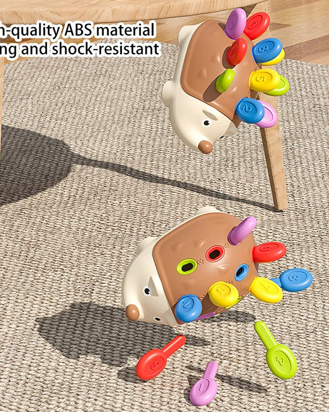 Montessori Hedgehog Toys Baby Concentration Training Education Toys Fine Motor Sensory Educational Toy for Kids Birthday Gifts