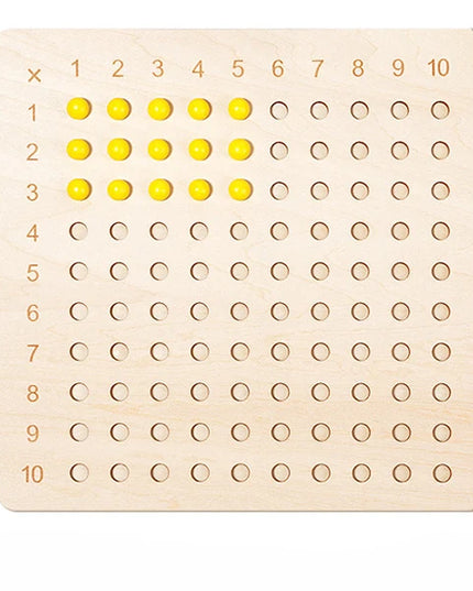 Montessori 99 multiplication Board  Maths Teaching Aids Multiplication and Division Board Early Education Children's Puzzle Toys