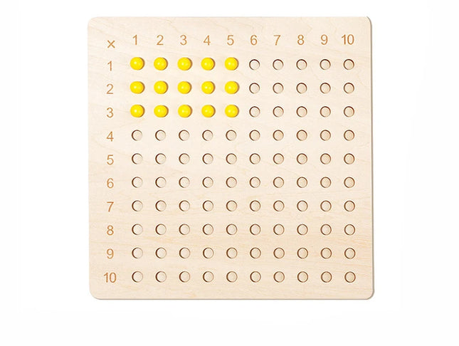 Montessori 99 multiplication Board  Maths Teaching Aids Multiplication and Division Board Early Education Children's Puzzle Toys