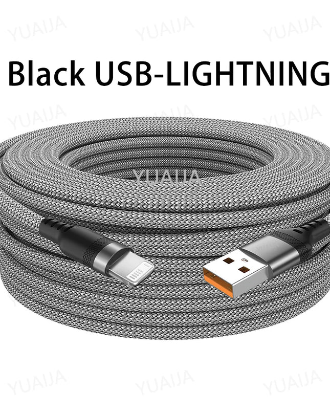 USB TYPE C Fast Charge Cable Android Micro USB line USB to LIGHTNING Extend Charging Cable for iPhone 14 Xiaomi OnePlus Samsung