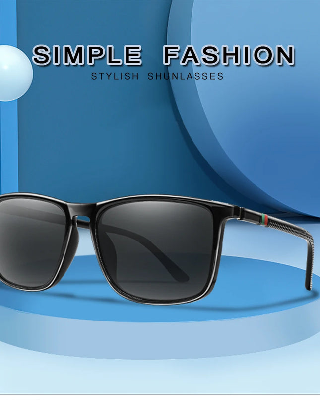 Luxury Square Vintage Polarized Cycling Sunglasses Men Women Fashion Travel Driving Fishing Sun Glasses Male Eyewear UV400