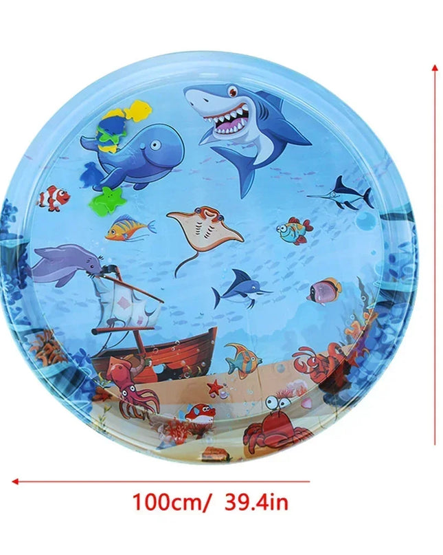 Baby Water Play Mat PVC Inflatable Cushion Infant Tummy Time Summer Toddler Water Pad Kids Early Education Developing Toys Gift