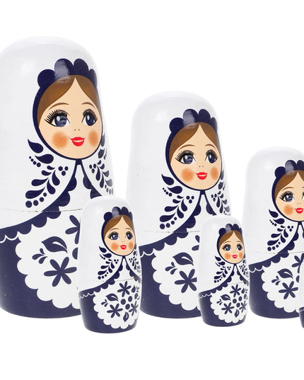 Toys Wooden Children's Handmade Animal Cartoon Kids Matryoshka Russian Vacation
