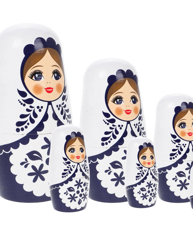 Toys Wooden Children's Handmade Animal Cartoon Kids Matryoshka Russian Vacation