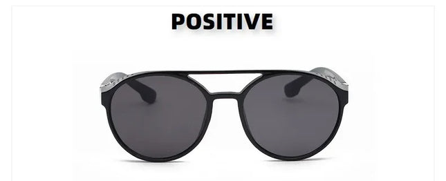 Classic Gothic Steampunk Style Sunglasses Men Women Brand Designer Retro Round Colorful Lens Vintage Sun Glasses UV400