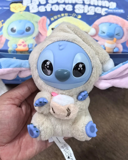 2025hot Stitch Eat Something Before Sleep Series Blind Box Plush Vinyl Toys Cute Doll Labu V3 Mystery Box Bag Pendant Decor Gift