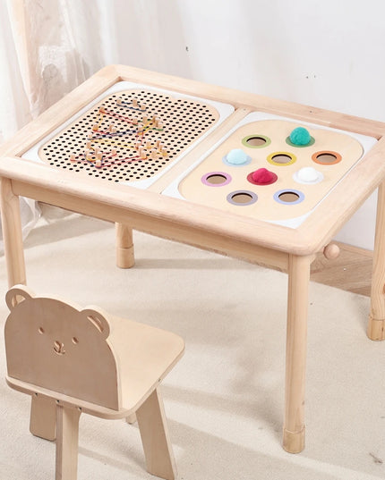 Montessori Sensory Tray Board Game,Early Educational Toys for Children Fine Motor skill Training Toys Sort Sensory Baby Toy Gift