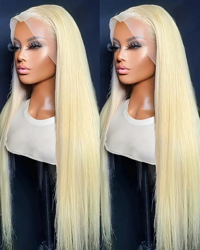 613 Blonde 360 Full Lace Wig Human Hair Pre Plucked Hd 13x4 13x6 Lace Front Wig Blonde Brazilian Straight Frontal Wigs For Women