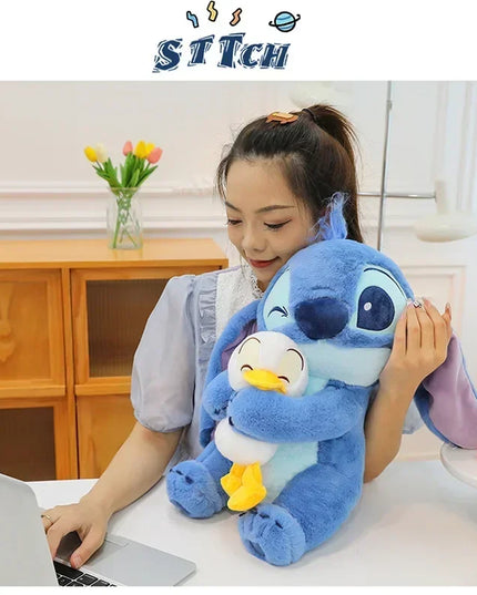 30/45cm  Stitch Plush Toy - Cute Lilo & Stitch Doll,Kawaii Donald Duck Stuffed Animal,Soft Birthday Gift for Kids Children