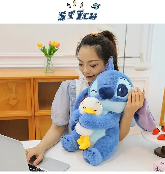 30/45cm  Stitch Plush Toy - Cute Lilo & Stitch Doll,Kawaii Donald Duck Stuffed Animal,Soft Birthday Gift for Kids Children