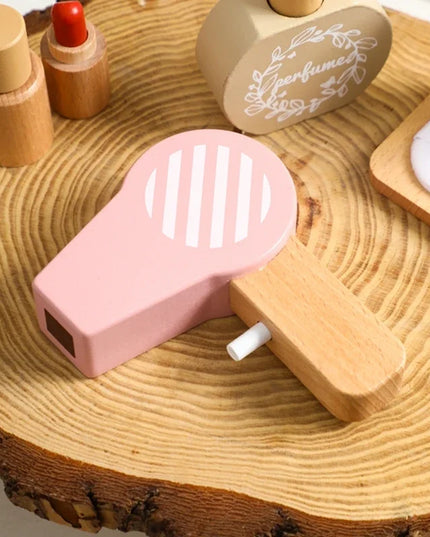 Wooden Baby Toys Simulation Cosmetics Set Pretend Makeup Toys Girls Playing House Game Children Early Education Montessori Toys