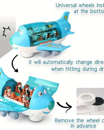 Children's toys: Electric airplane toys/car airplane models/Lights and music - boys' and girls' transportation toys, Christmas
