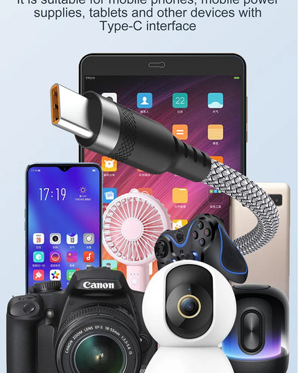 USB TYPE C Fast Charge Cable Android Micro USB line USB to LIGHTNING Extend Charging Cable for iPhone 14 Xiaomi OnePlus Samsung