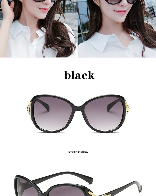 Sunglasses Women UV Blocking Textured Sunglasses Gradient Black Outdoor Sunglasses Oculos Sol Feminino
