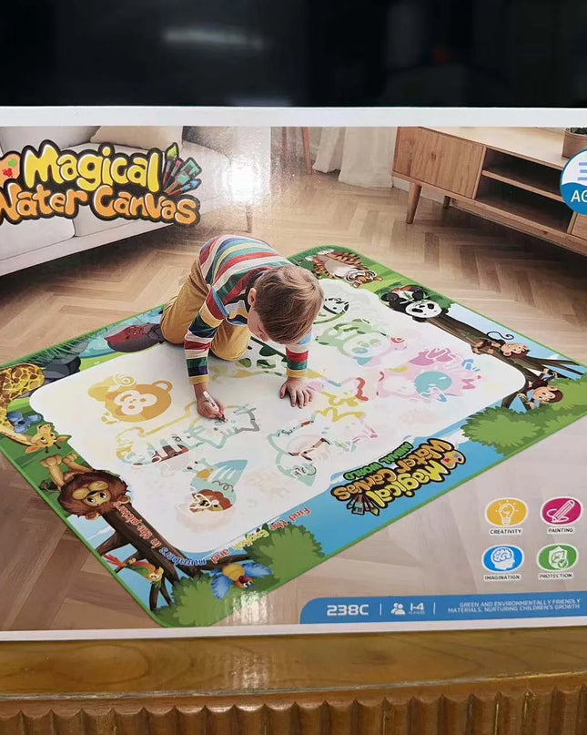 Magic Water Drawing Mat Extra Large Water Doodle Toy Set Painting Board Children Educational Toys Gift for Kids Multiple Size