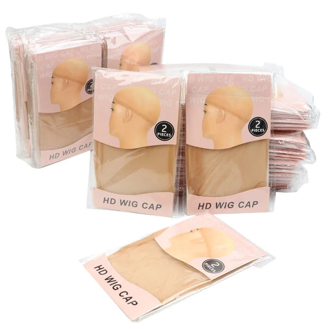HD Wig Cap Weave Caps 6Pcs Skin Tone Bald Cap Hairnet Skin Tone Realistic Look Hd Scalp Wig Cap For Wigs Bundles Installation