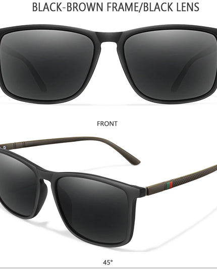 Luxury Square Vintage Polarized Cycling Sunglasses Men Women Fashion Travel Driving Fishing Sun Glasses Male Eyewear UV400