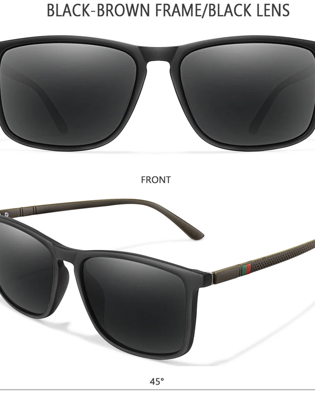 Luxury Square Vintage Polarized Cycling Sunglasses Men Women Fashion Travel Driving Fishing Sun Glasses Male Eyewear UV400