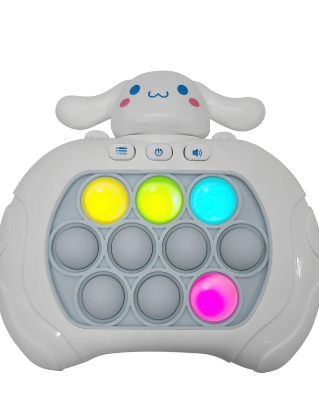 New Kuromi Quick Push Game Pop up Fidget Bubble Electronic Pop it Pro Game Light Stress Relief Toy Adult and Children's Gift toy