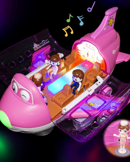 Children's toys: Electric airplane toys/car airplane models/Lights and music - boys' and girls' transportation toys, Christmas