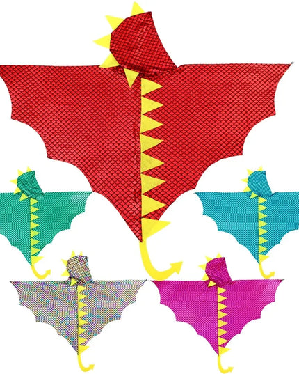 Kids Dinosaur Cosplay Costume Cape Girls Boys Birthday Party Dress Up Halloween Costume