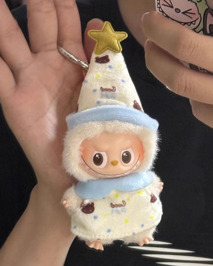 New For Mini Labubu 4.0 The Monsters Pin for Love Series Spring in the Wild Animal Jumpsuit Set For Labubu Doll Accessories Gift