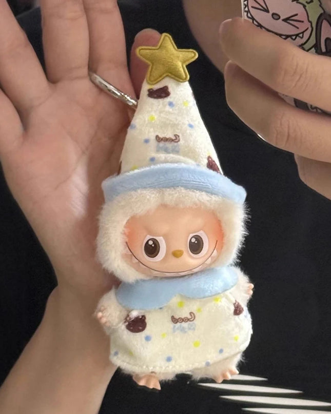 New For Mini Labubu 4.0 The Monsters Pin for Love Series Spring in the Wild Animal Jumpsuit Set For Labubu Doll Accessories Gift