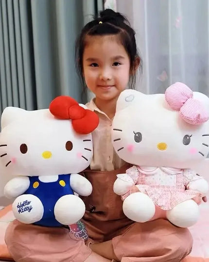 Hello Kitty Anime Hello Kitty Stuffed Toys Plushier Soft Pillow Birthday Gifts For Girls Kawaii Hello Kitty Plush Dolls
