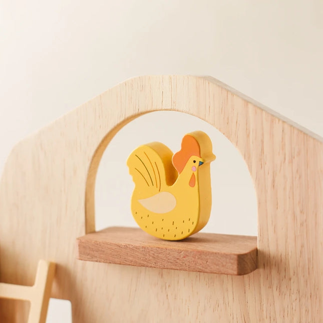 Montessori Game 1Set Of Farm Simulated Wooden Children's Toys Educational Toy Baby Room Decoration Desktop Furnishings Baby Gift