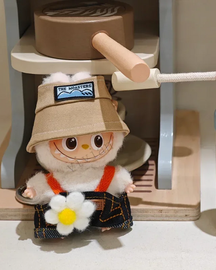 For Labubu 4.0 The Monsters Pin for Love Series Spring in the Wild Dinosaur Plush Set For Labubu V4 Doll Accessories