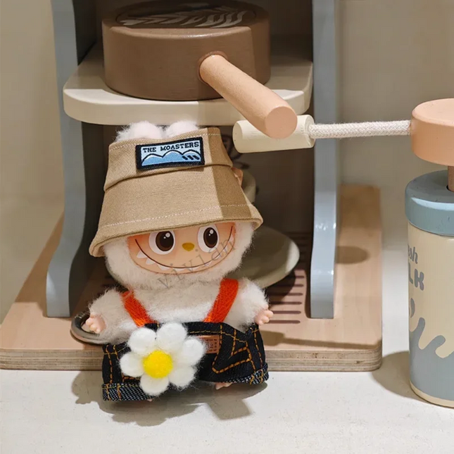 For Labubu 4.0 The Monsters Pin for Love Series Spring in the Wild Dinosaur Plush Set For Labubu V4 Doll Accessories