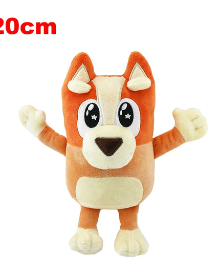 20/30CM Bluey And Bingo Plush Dolls Shining Star Eye Bluey Bingo Anime Plush Stuffed Toys Birthday Christmas Gift For Children