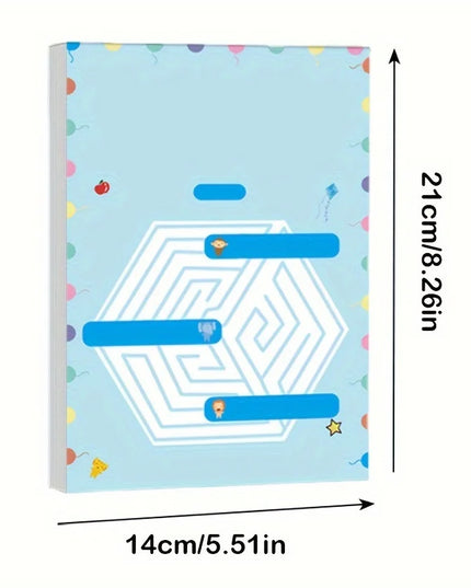 Montessori Maze Game Book, Concentration Training Maze Game, Early Development Toys Book