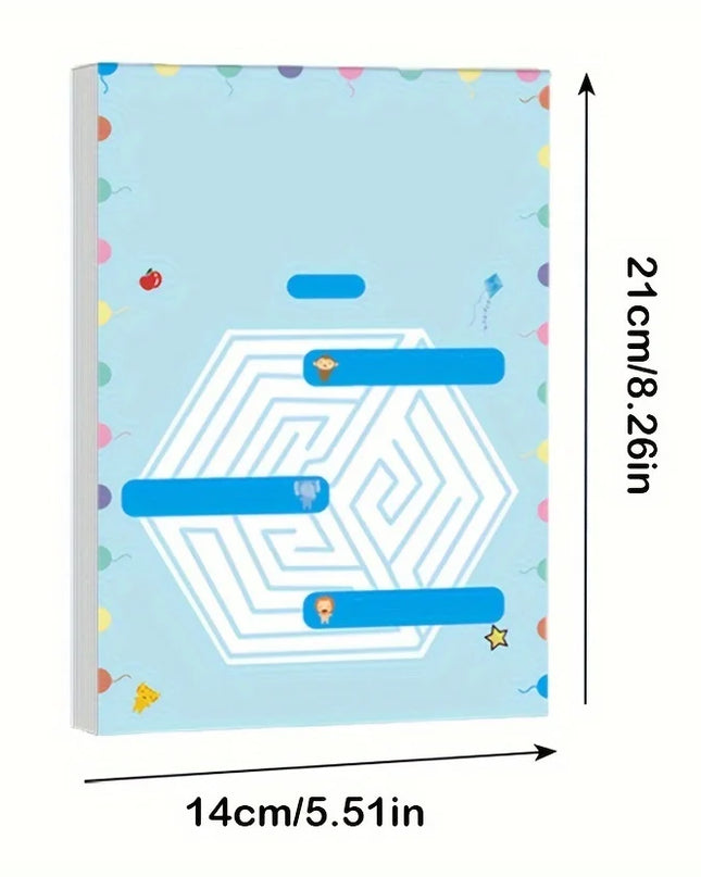 Montessori Maze Game Book, Concentration Training Maze Game, Early Development Toys Book