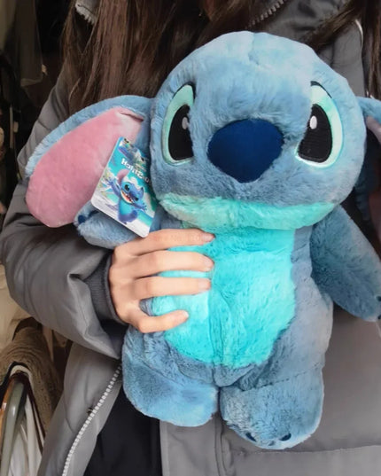 Stitch Angel Lotso peluche a mano bottiglia calda bottiglie di acqua calda inverno portatile borsa a mano calda