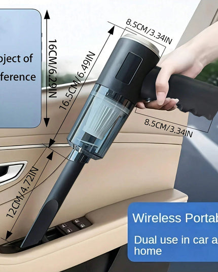 3 In 1 Integrated Suction And Blowing Vacuum Combination Vacuum Cleaner USB Charging Small Car Household Vacuum Cleaner