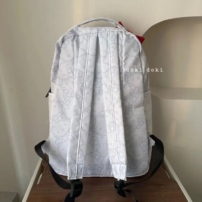 Hello kitty cartoon backpack Sanrio new animation cute student school bag outdoor travel storage large capacity backpack gift