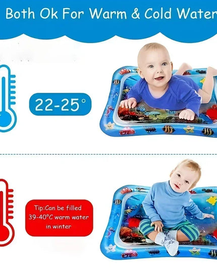 Baby Water Play Mat Early Education Developing Activity Toys Inflatable Cushion PVC Infant Tummy Time Toddler Water Pad for Kids