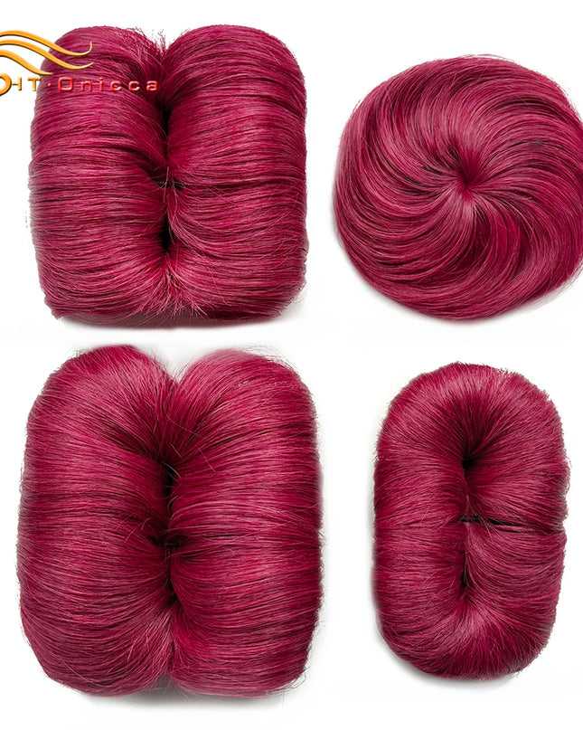 613 Blonde Straight Bundle Human Hair Bundles With Circular Closure 1B 27 30 4 BUG Colored Short Remy Human Hair 28Pcs/Lot