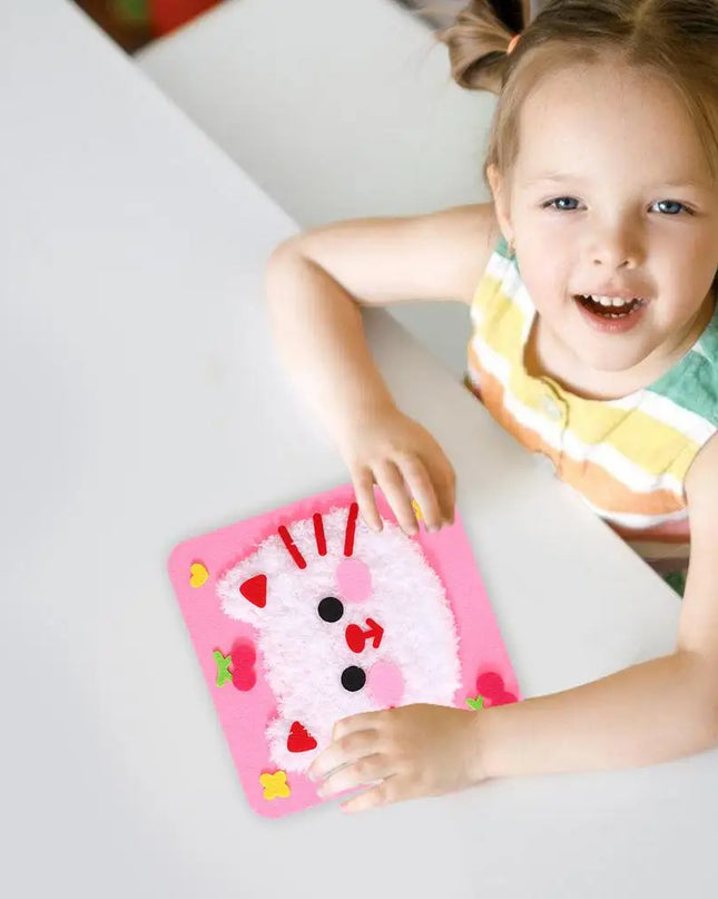 Learn to Sew Toys Cartoon Animals Handmade Dolls Crafting Set Sew Your Own Products Sewing Kits for Kids Learning Education Toys