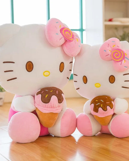 Hello Kitty Filling Plush Toys Stuffed Animal Sanrio Kawaii Kitty Plushie Doll Room Decor High Quailty Gift Girl 30-50cm Doll