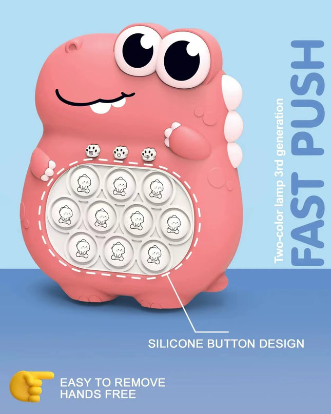 Upgraded Electronic Pop Light Fidget Toy for Children and Adults, Quick Push Game, Stress Relief, Sensory Toy, Gift